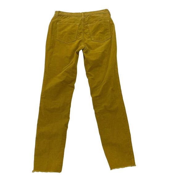 Free People We The Free High Rise Corduroy Skinny Pant Mustard Yellow Womens 29 - Picture 6 of 6